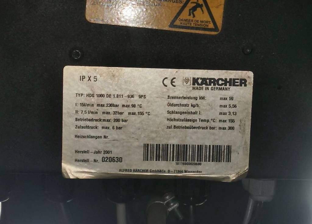 Kärcher Idropulitrici ad alta pressione: Kärcher mit Diesel motor – Usato da Chironico venduto da aibot16 4