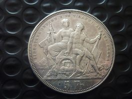 Eidgenössische Schützentaler Silber 5 Fr.1883 Lugano