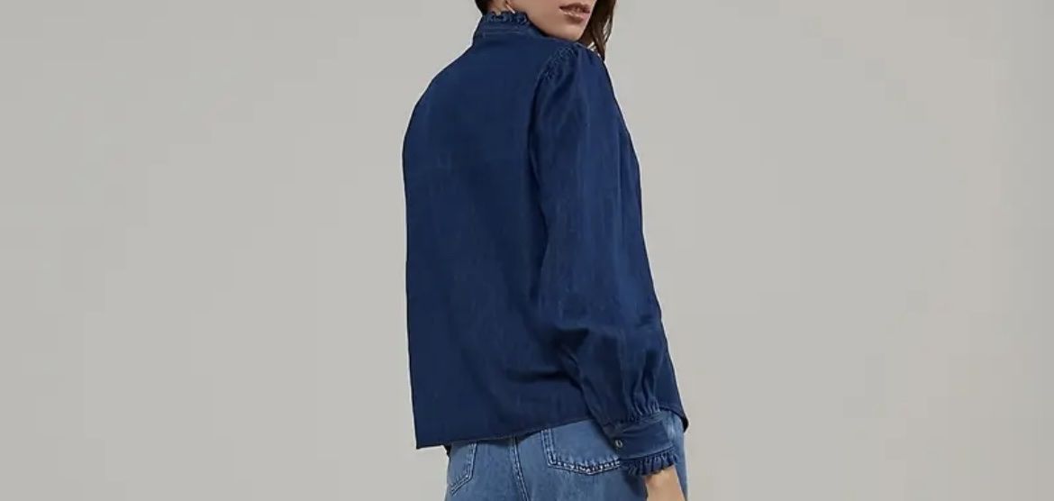 Camicette: Jeans Bluse Größe 50 – Nuovo e nell'imballaggio originale da Saanen venduto da SoniaMichaela 2
