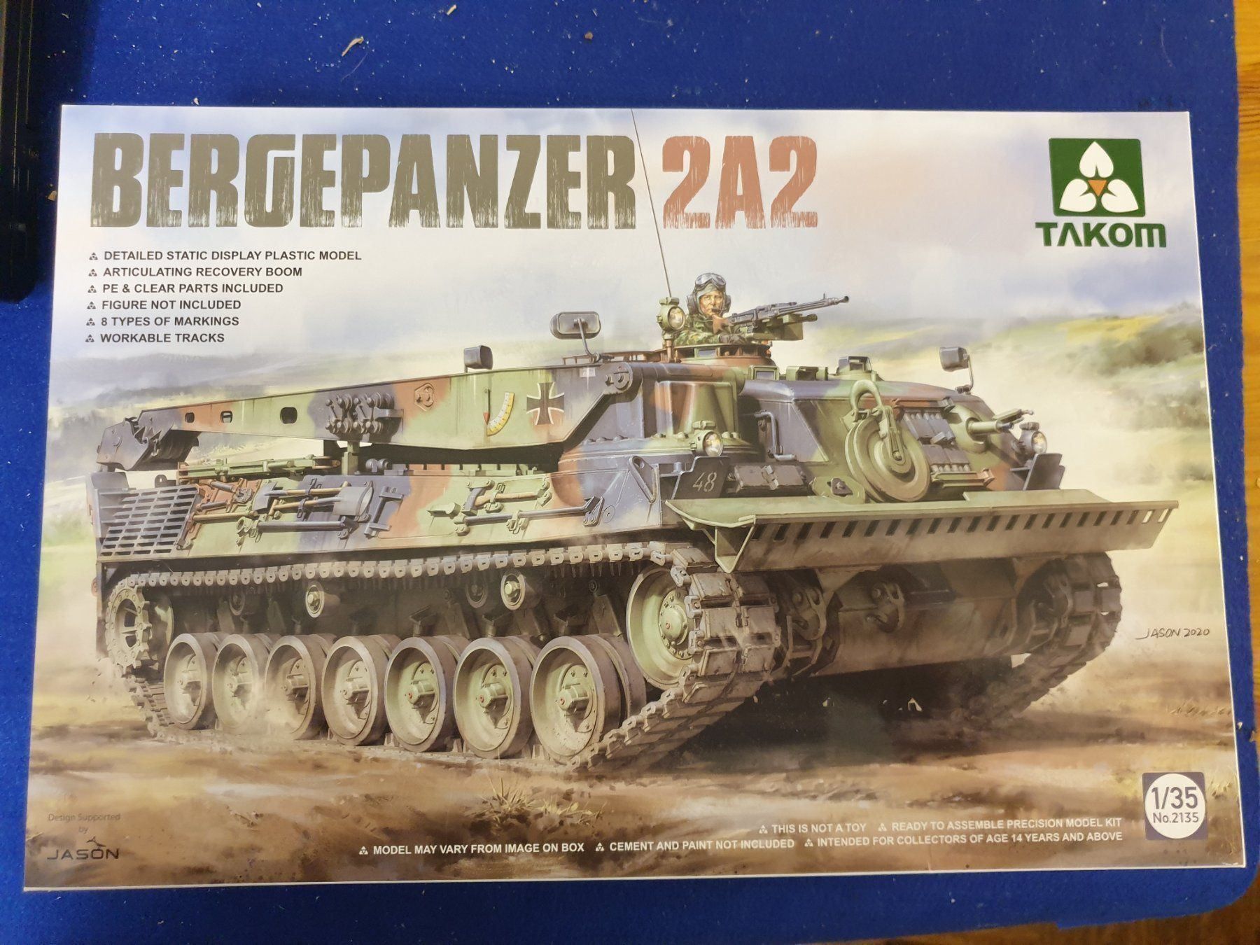 Kit di modellismo & Modellini statici: Bundeswehr Bergepanzer 2A2 – Nuovo e nell'imballaggio originale da Wettingen venduto da Mmarb