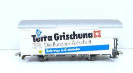 Bemo H0m 2283 128 RhB Güterwagen Gbk-v 5608 TERRA GRISCHUNA