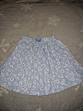 Blauer Blumenrock, Grösse 110 ideal für den Sommer!