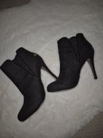 Elegante Stiefeletten, schwarz, Grösse 38