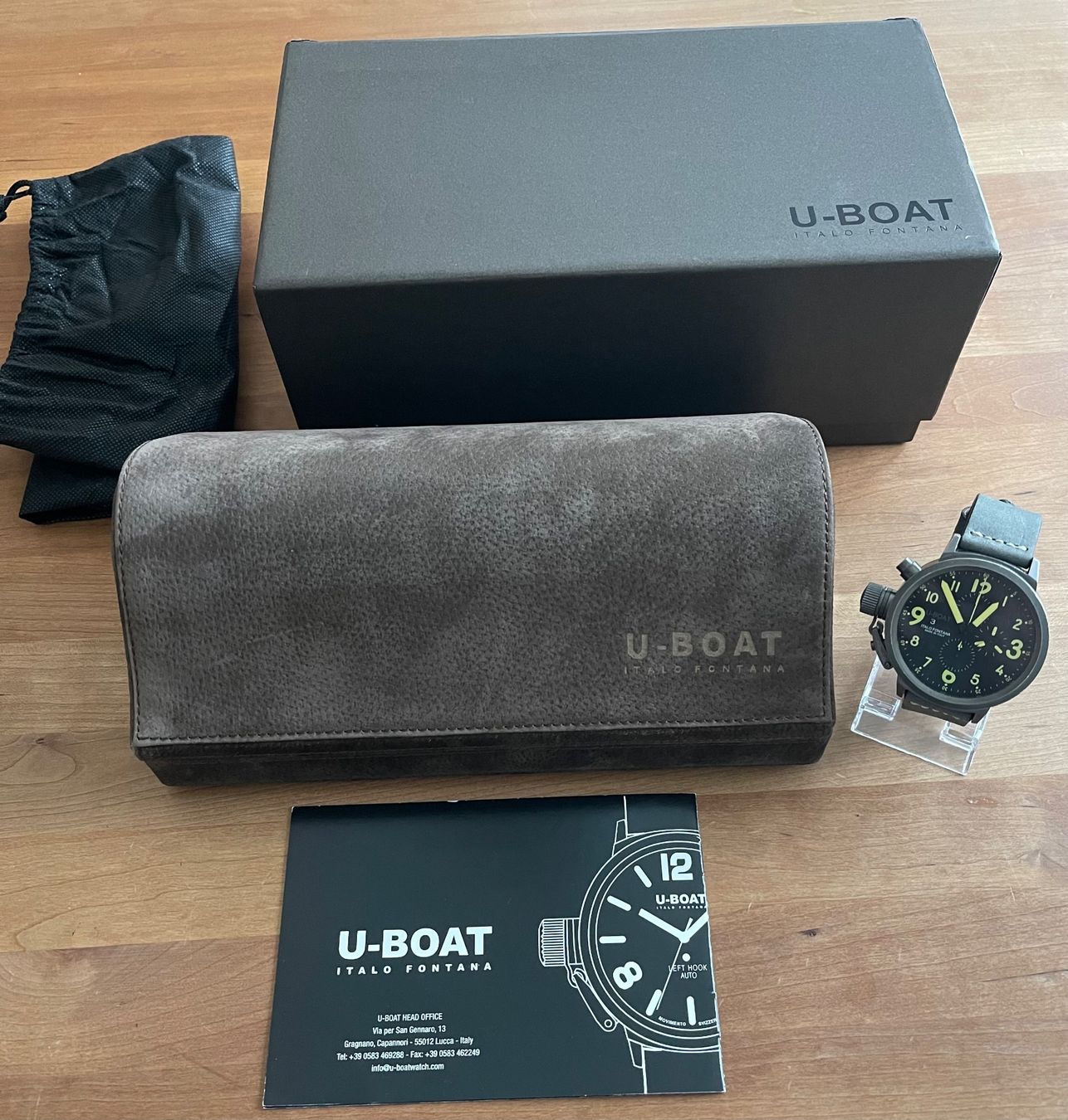 Orologi: U-BOAT Flightdeck U7750/50 Automatic Chronograph Ref. 5298 – Usato da Embrach venduto da Canderau 1