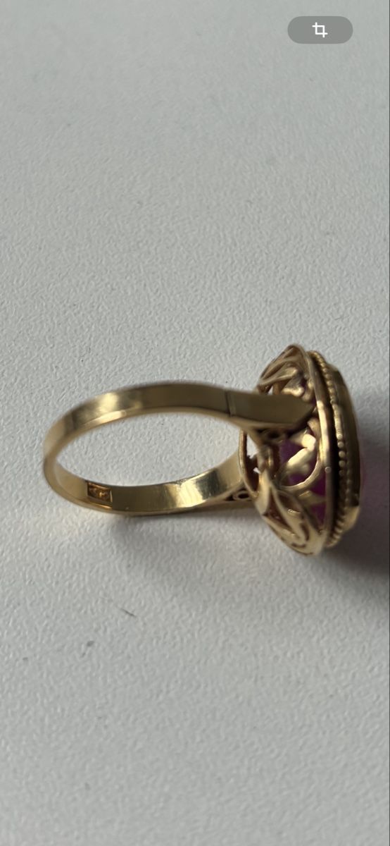 Anelli: Gold Ring mit Rubin  – Usato da Wädenswil venduto da vandalos 2