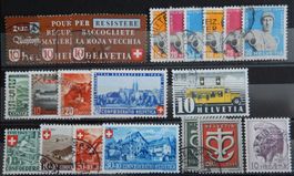 Schweiz Lot mit alten Werten III
