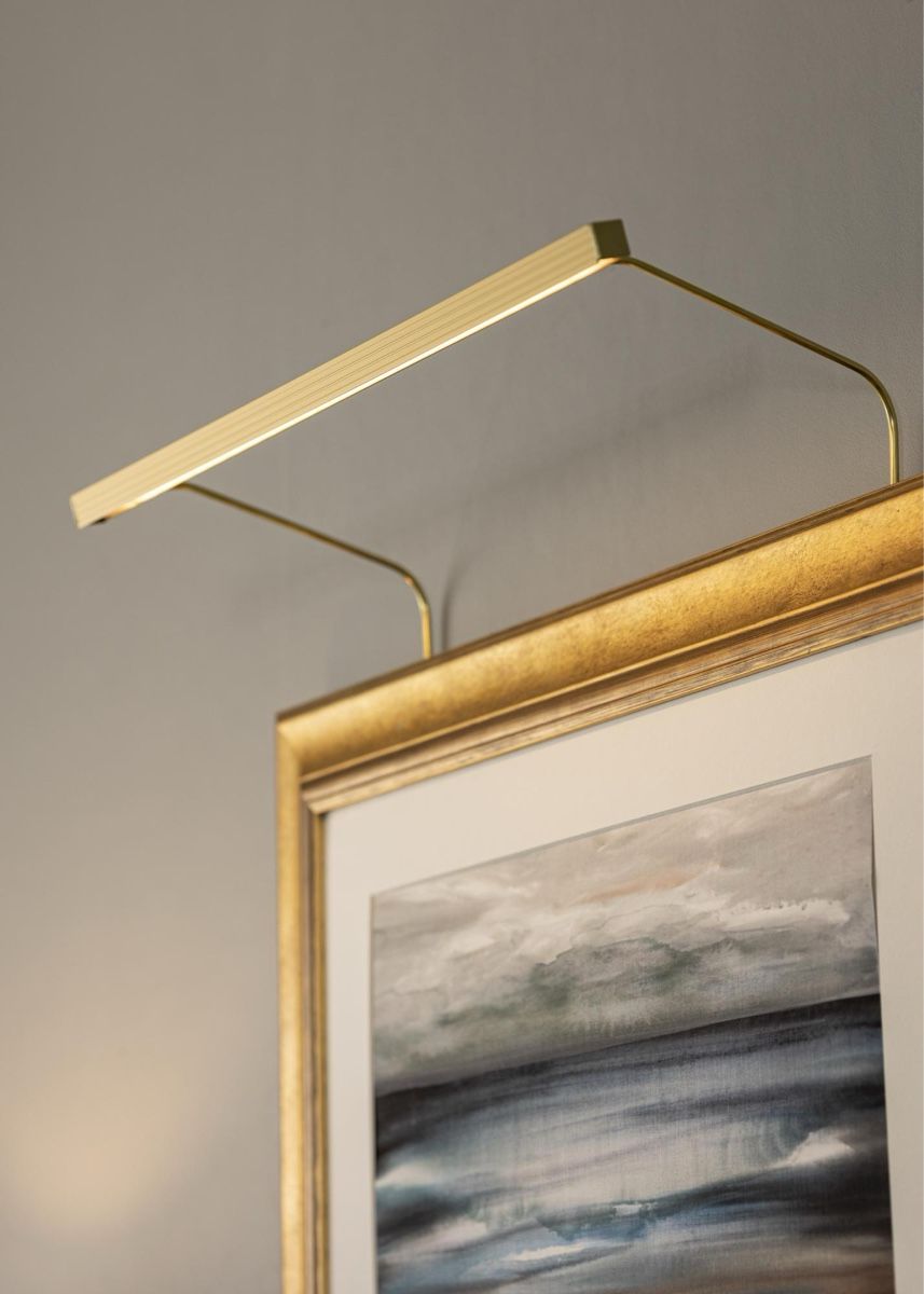 Lampade: LED picture light 25cm brushed gold – Nuovo e nell'imballaggio originale da Genolier venduto da fan_6jww 1