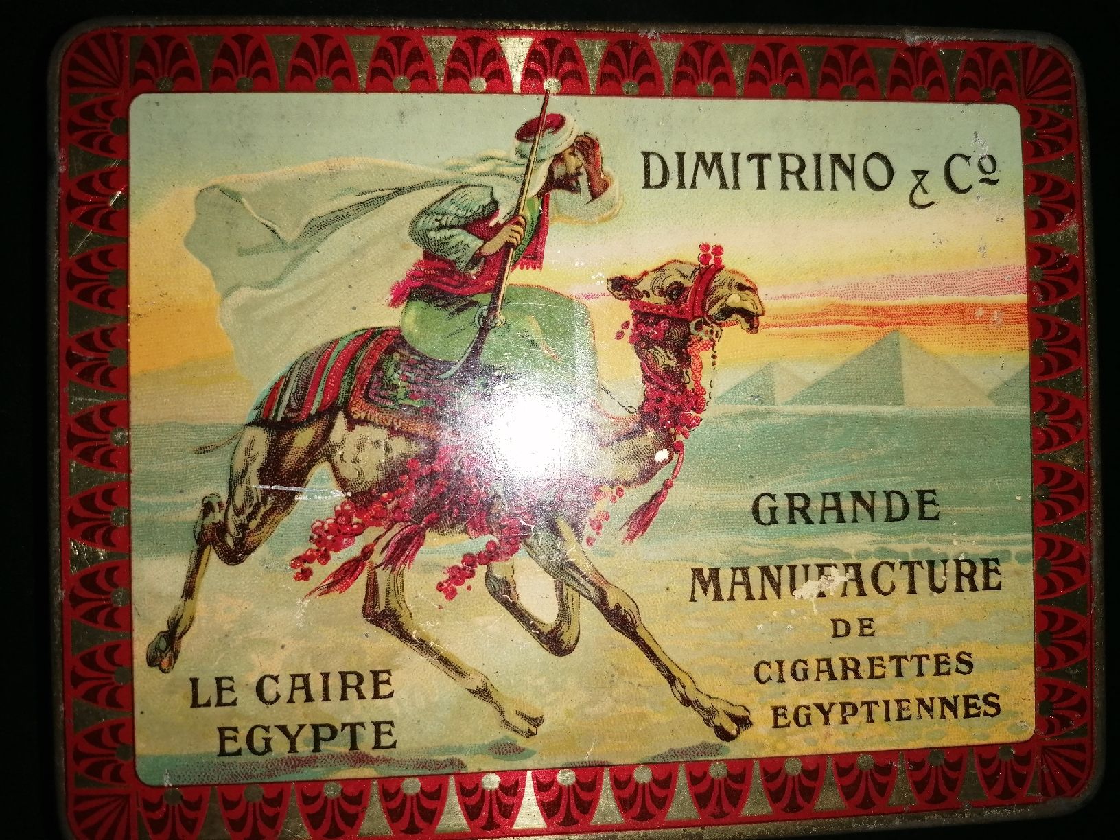 Tabak: Antike Blechdose Dimitrino 100 Zig. Consul. Ca. 1910 – Gebraucht aus Zürich von Tin4Life 7