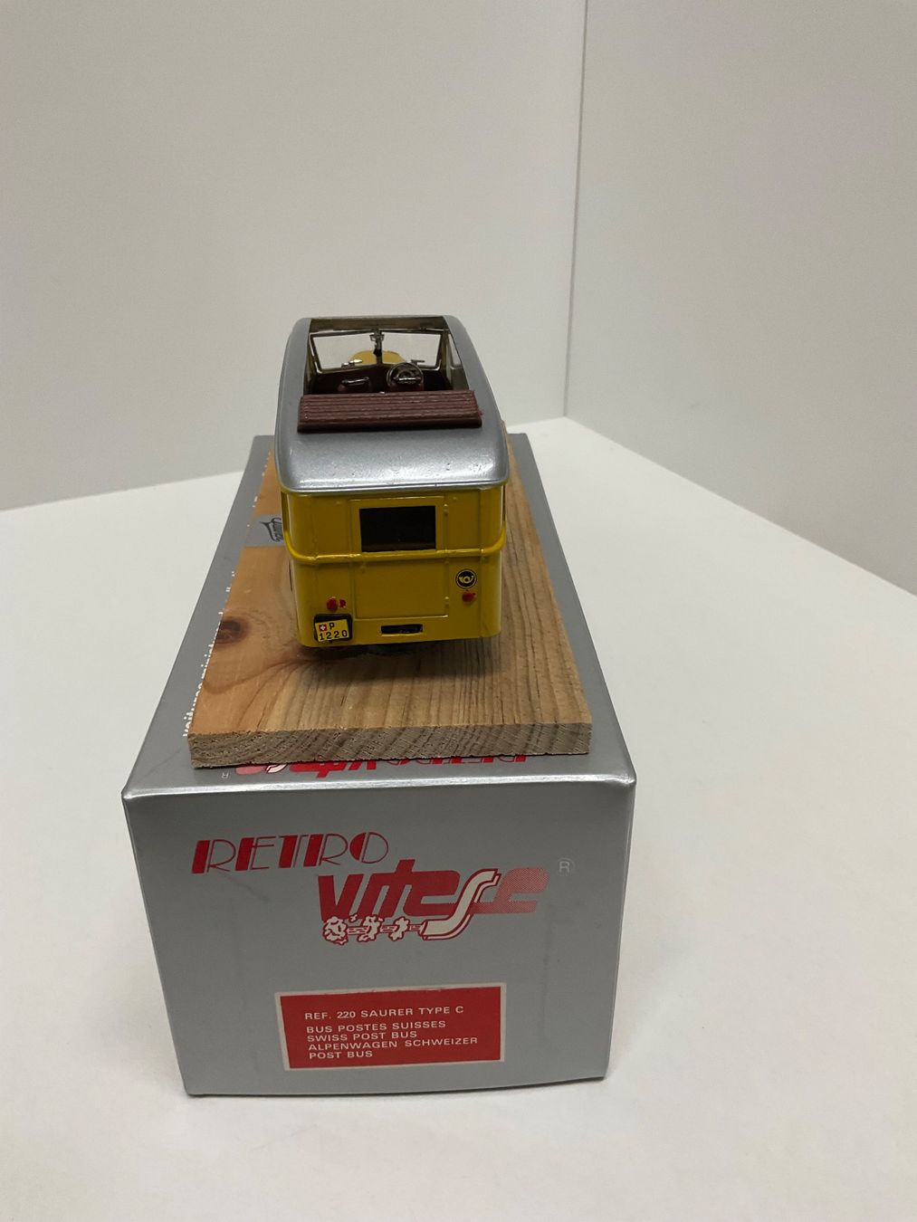 Saurer Modellini d'auto: Retro vitese 220, Saurer Typ C, Post Bus, Bespielt – Usato da Chur venduto da Chur75 3