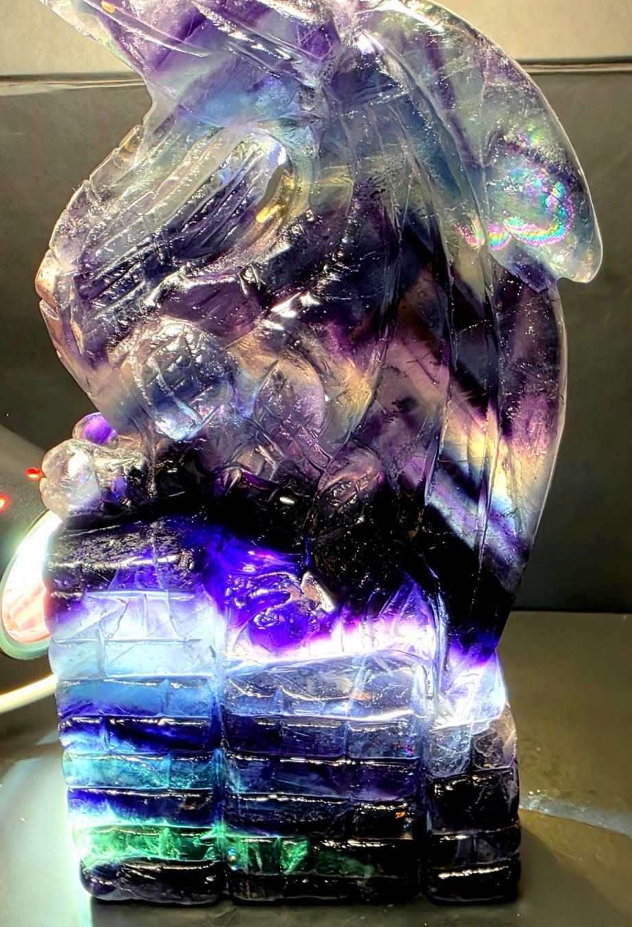 Minerali & Pietre curative: Mystischer hochwertiger Fluorit Drache D 740g – Nuovo (secondo la descrizione) da Matzingen venduto da Shay_Crystalz 5