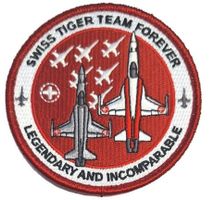 SWISS TIGER TEAM FOREVER LEGENDARY AND INCOMPARABLE Stoff