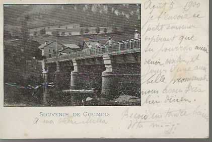 Cartoline postali: carte postale Goumois – Usato da Sorvilier venduto da carose01