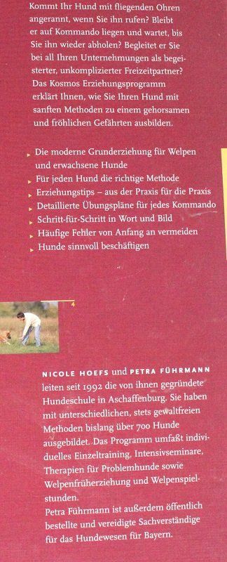 Libri: Das Kosmos Erziehungsprogramm für Hunde – Usato da Schlatt TG venduto da annesbuecher 1