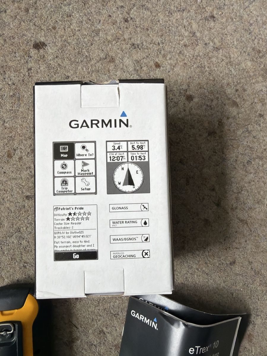 Garmin Navigatori: Garmin eTrex 10 Handheld GPS - Mit Box und Anleitung – Usato da Thun venduto da BanjoDan 3