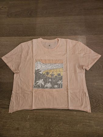 Sommer T-Shirt mit Palmenprint, Grösse M, Top Zustand
