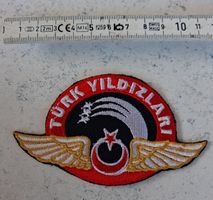 Türk Yildizlari Aufnäher, Turkish Stars Patch, Neuwertig!