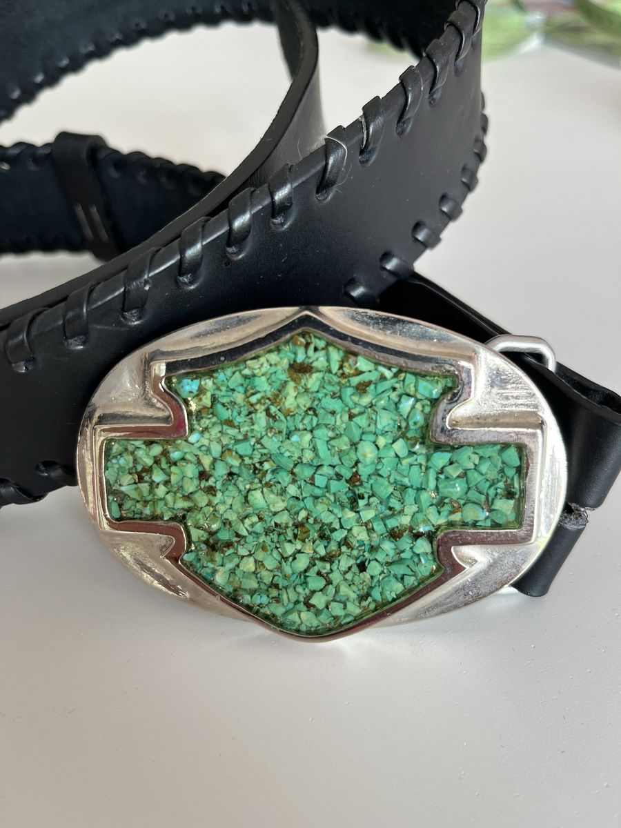 Cinture: Ceinture en cuir Harley Davidson – Nuovo (secondo la descrizione) da Senarclens venduto da min_9hkf 1