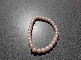 Armband weisse Perlen