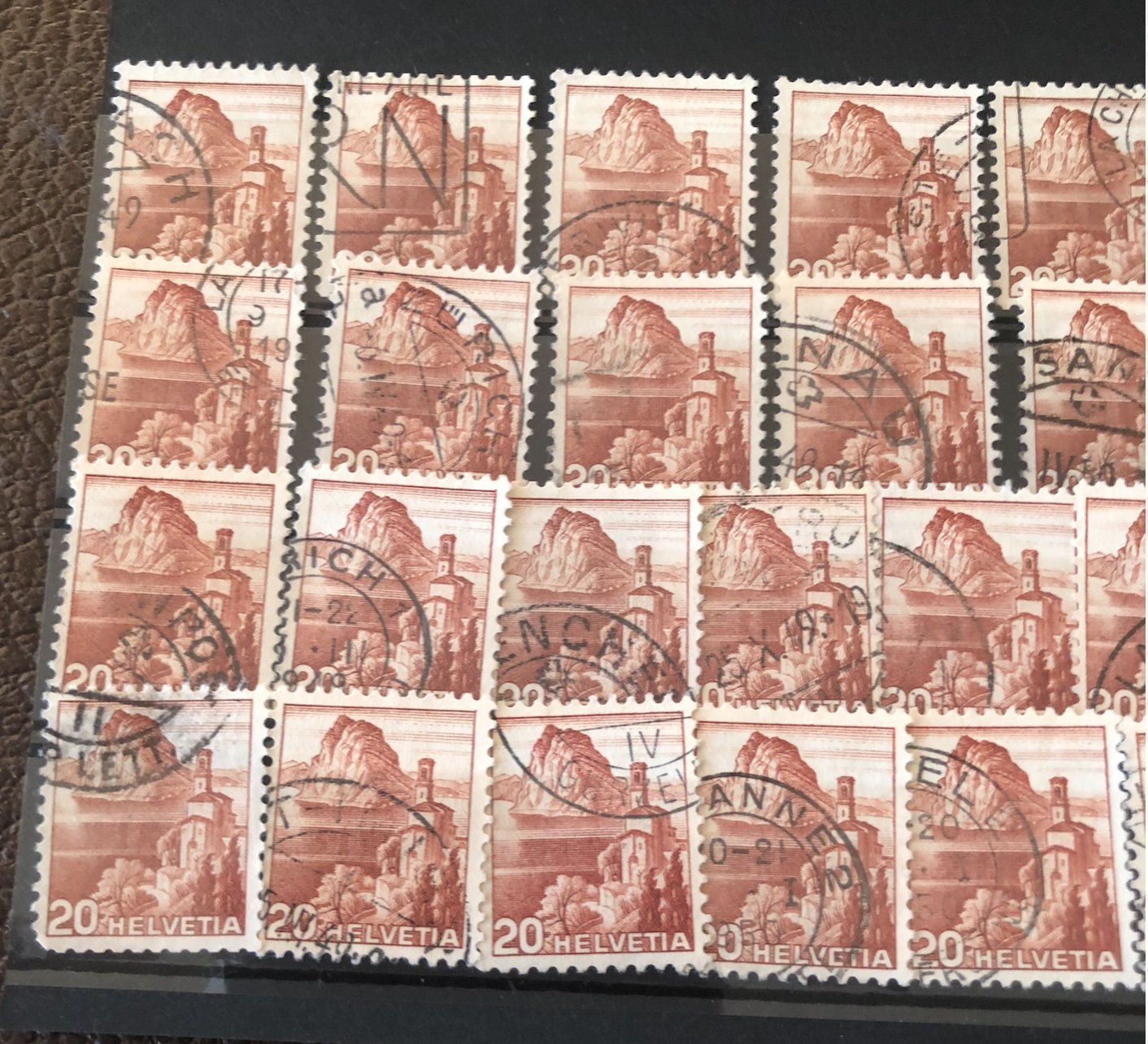Tutti i francobolli: Nr.287 mit Stempel Einsteckkarte Voll – Usato da Aarau venduto da Billa007 1