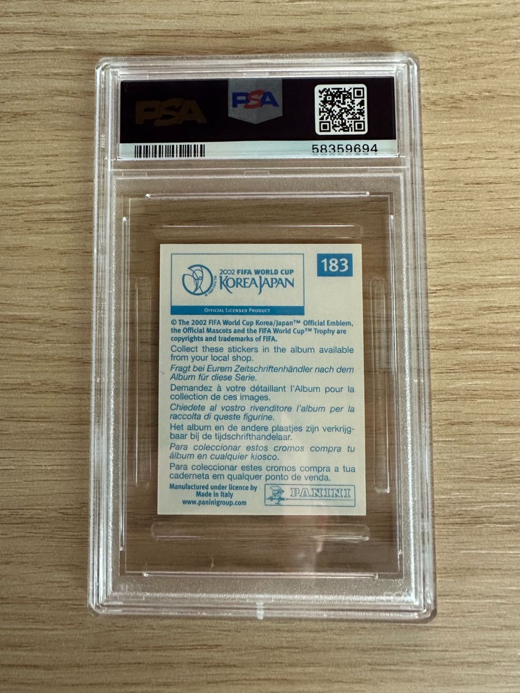 Panini Carte collezionabili: Rivaldo Panini World Cup 2002 Sticker PSA 8 – Nuovo (secondo la descrizione) da Hagendorn venduto da Pokecollectorch 1