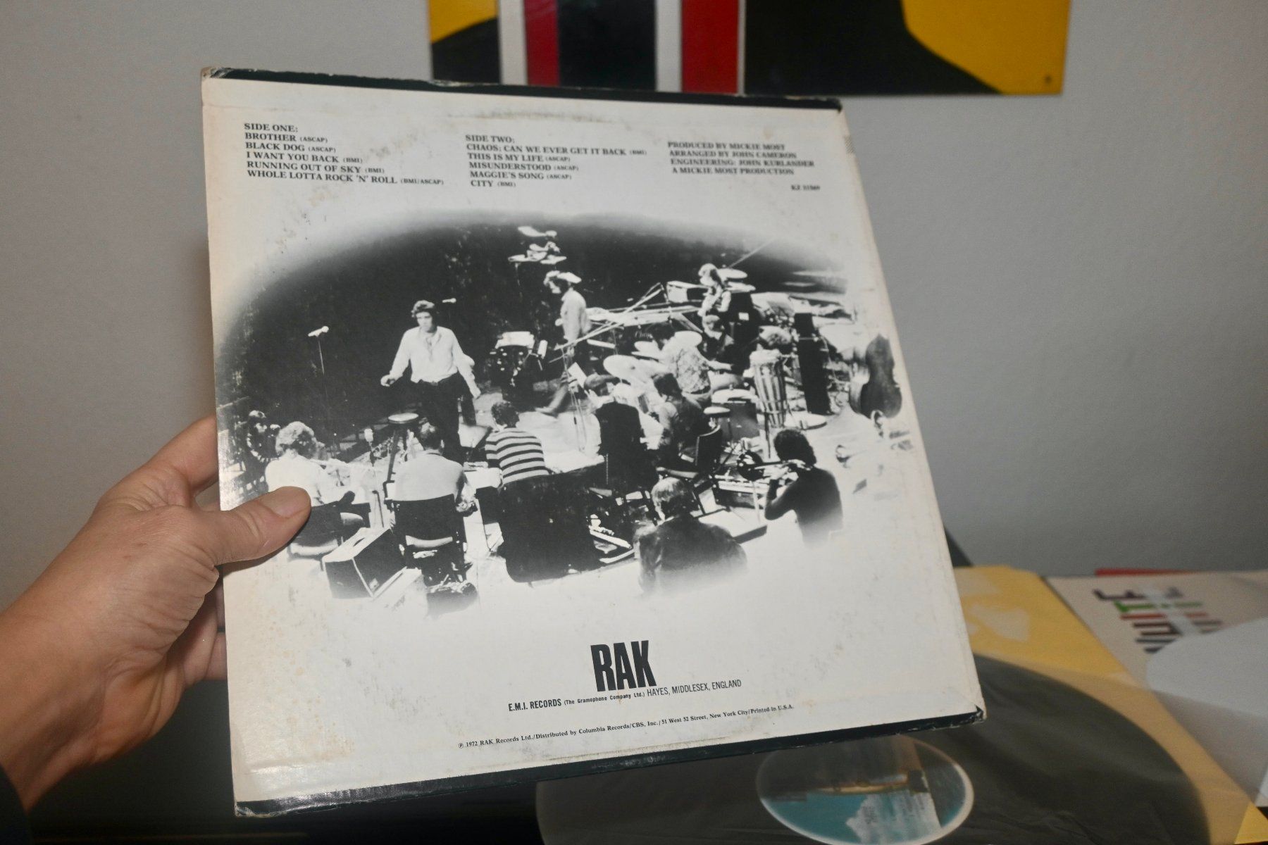Dischi in vinile: CCS - same US LP 1972 VG/VG++ Blues Rock – Usato da Pfaffhausen venduto da mono_rec 1