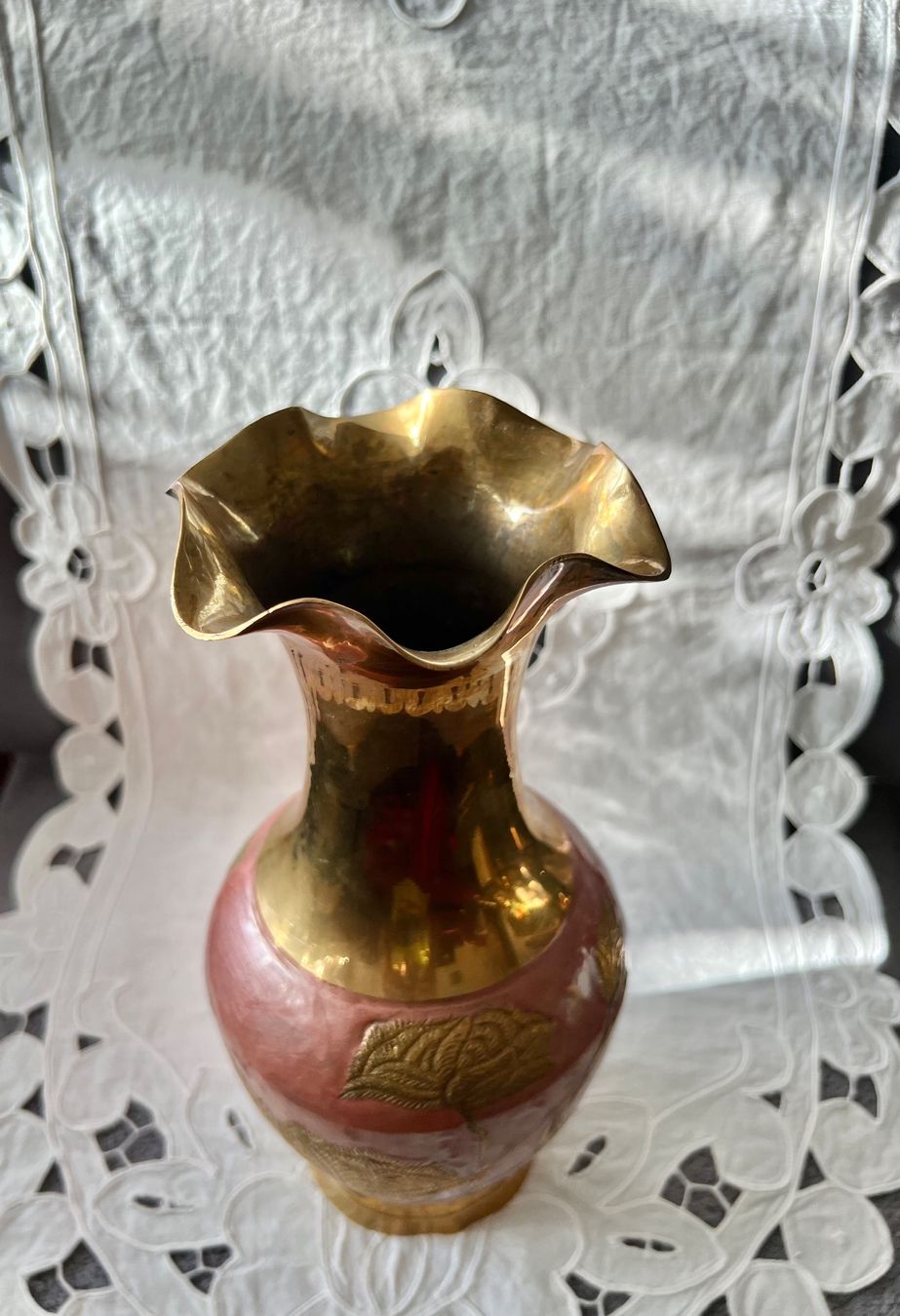 Vasen & Gefässe: Vintage Messing Vase 26cm – Gebraucht aus Frenkendorf von Only1 4