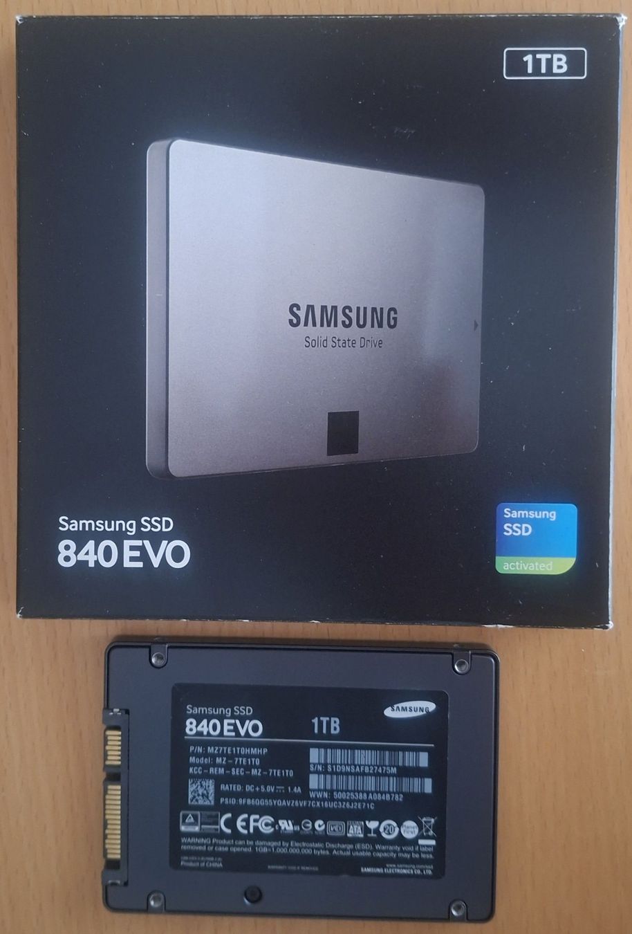 Samsung Disques durs: Samsung 840 EVO 1TB SSD (SATA, 2.5") – D'occasion à Thun par draught 1