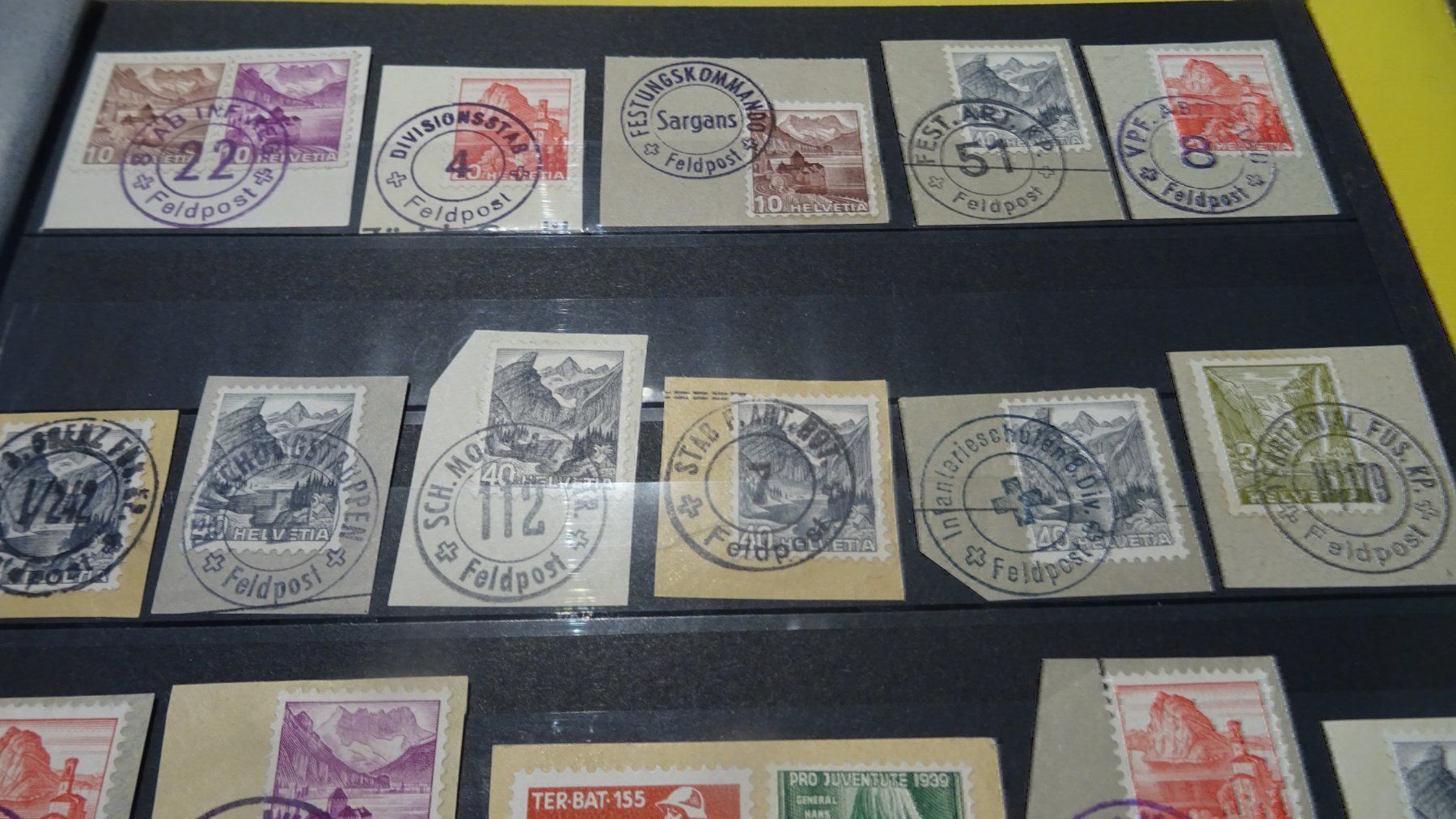 Alle Briefmarken: SOLDATENMARKEN; FELDPOST; MILITÄRSTEMPEL – Gebraucht aus Eschenbach SG von eDaisy 1