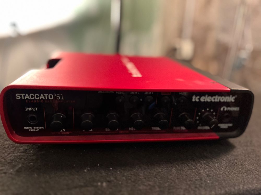 Tc Electronic Bass Head Amp 450w Staccato 51 Kaufen Auf Ricardo