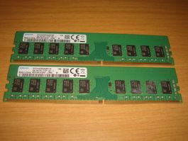 2 stück 4gb ddr4 2133 RAM für Computer.