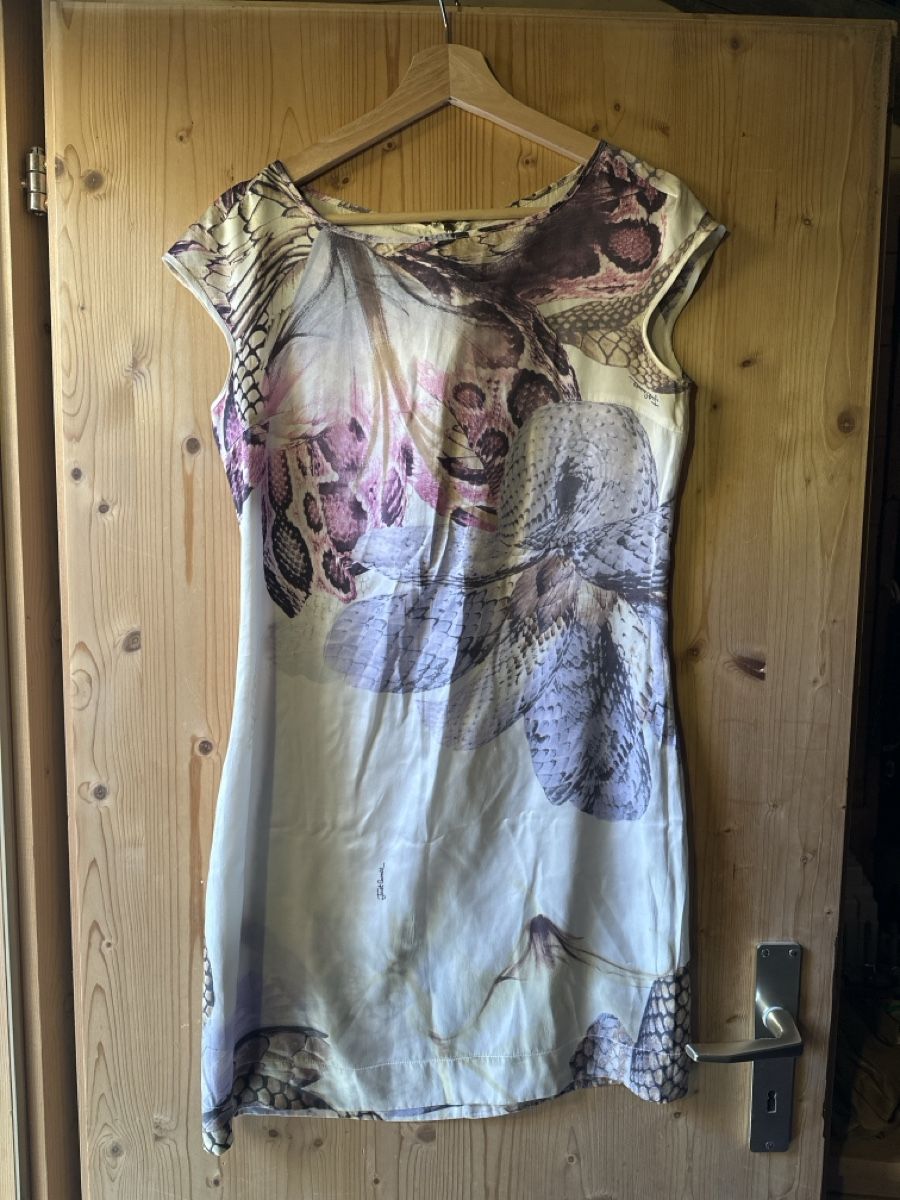 Roberto Cavalli Vestiti: Seidenkleid von Just Cavalli – Usato da Donat venduto da troja007