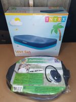 Intex Pool Abdeckung Rechteckig + Fusspumpe, Neu!