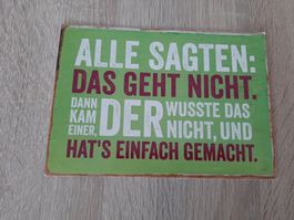 Ansichtskarte mit Spruch, Vintage