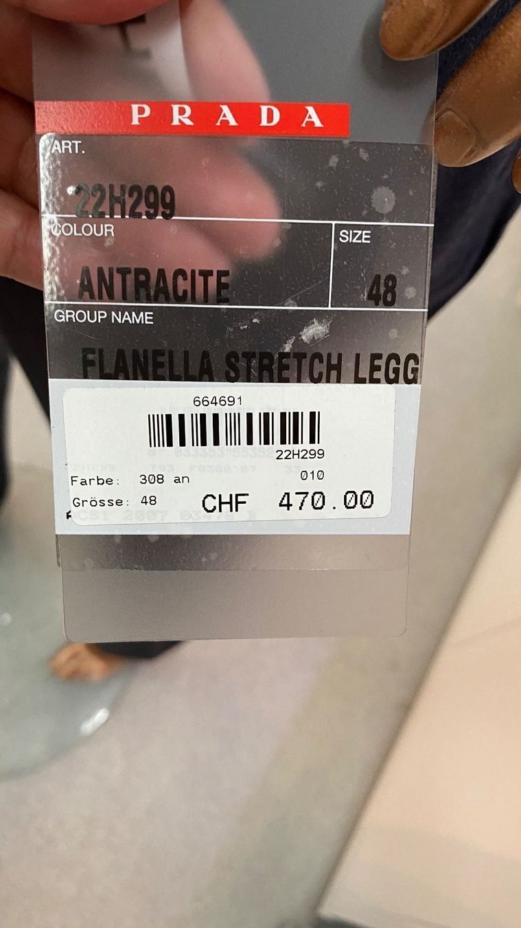 Pantaloni: Prada Hose neu – Nuovo e nell'imballaggio originale da Lachen SZ venduto da HelvetiaLuxury 1