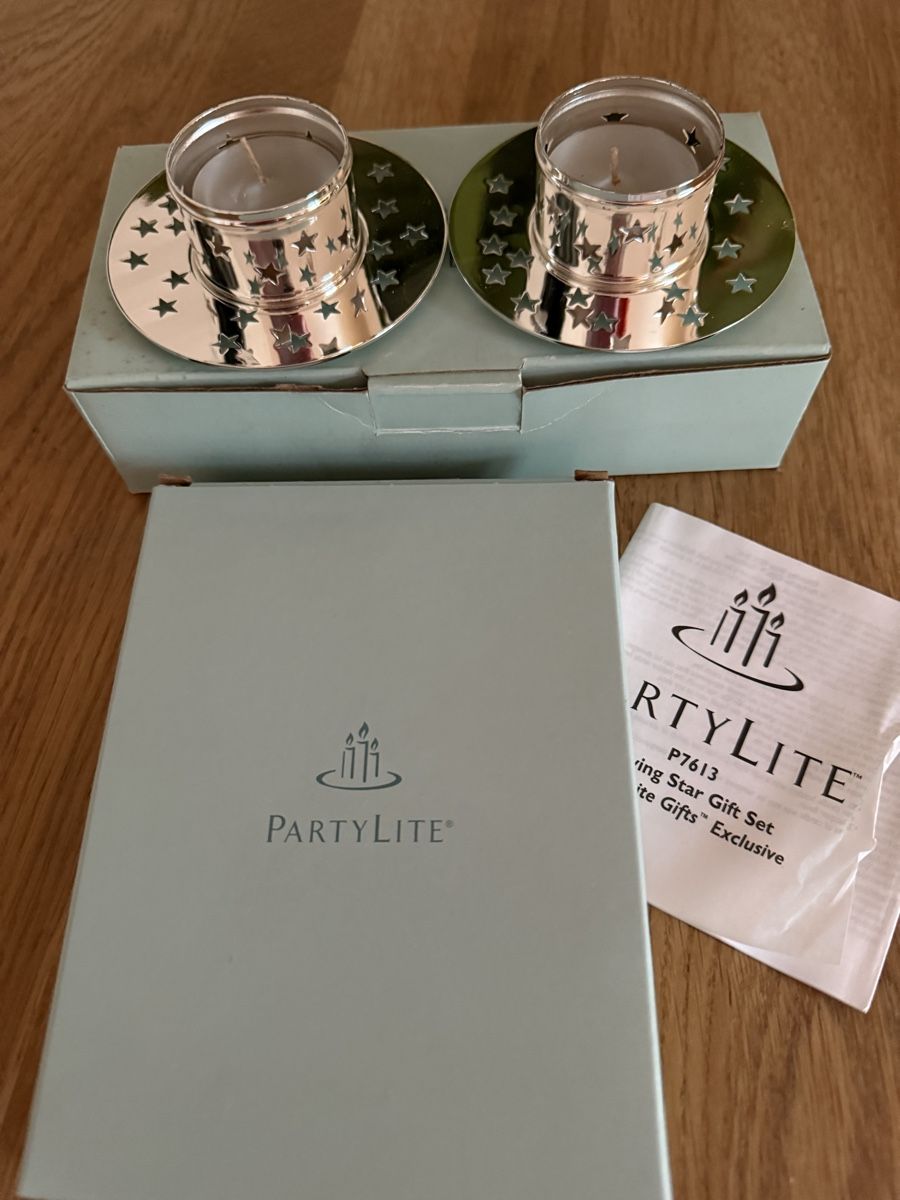 Partylite Portacandele: PARTYLITE  GLOWING STAR GIFT SET – Nuovo e nell'imballaggio originale da Obfelden venduto da Plastofina 2