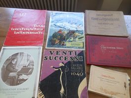 MUSIK NOTENHEFTE  Vintage 7 Stück