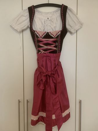 Dirndl Alpenfee Grösse 40 mit Bluse Fuchs Grösse L