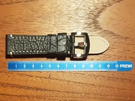 24mm Bracelet de montre en cuir