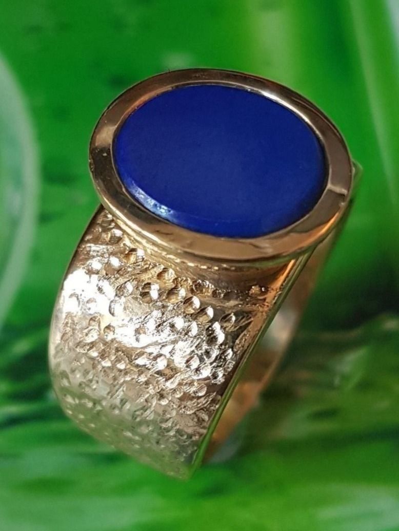 Anelli: Designer Gelbgoldring 750, Lapislazuli – Nuovo (secondo la descrizione) da Unterägeri venduto da Altgoldschmuck 4
