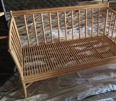 Sofa Couch Rattan Sitzmöbel Loungemöbel Bett Tagesbett