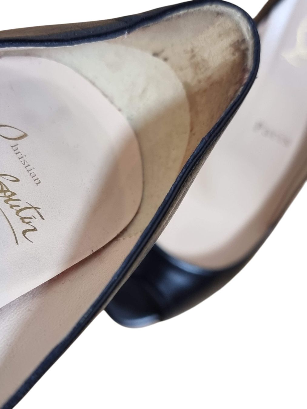 Christian Louboutin Scarpe da donna: Christian Louboutin schwarzer Peeptoe – Nuovo (secondo la descrizione) da Zürich venduto da ANU-AnimalsNeedUs 5