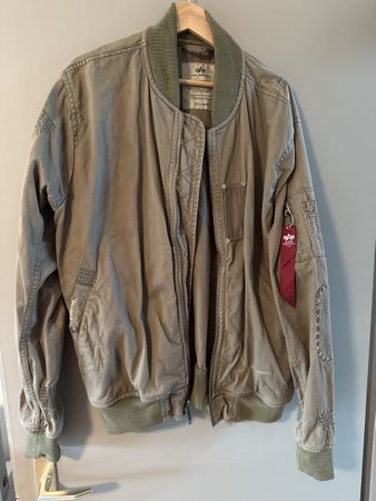 Alpha Industries Vintage Jacke, Khaki, XX-Large, Top!