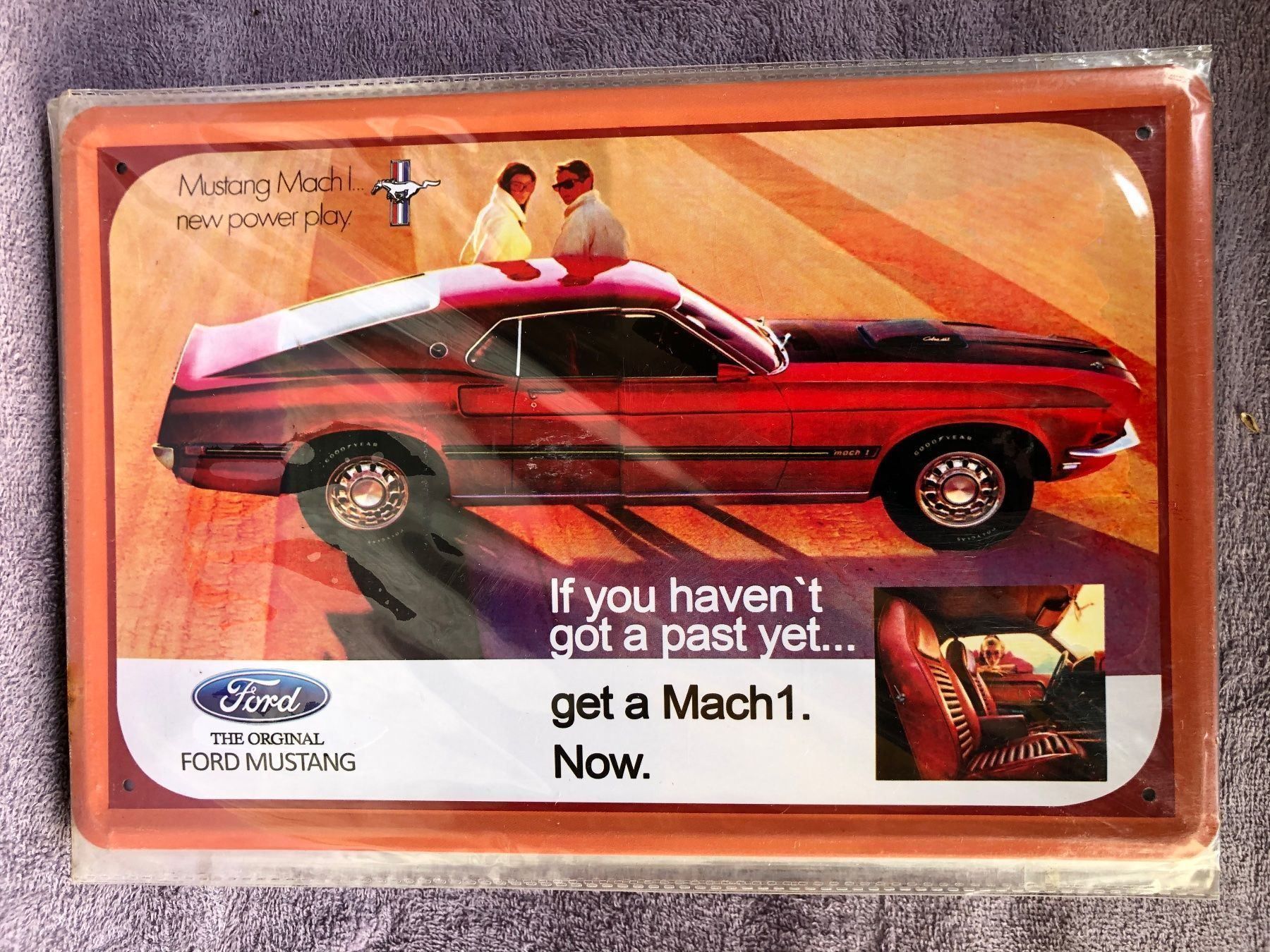 Schilder: Ford Mustang mach 1 Oldtimer classic v8 – Neu (gemäss Beschreibung) aus Reinach AG von rares75