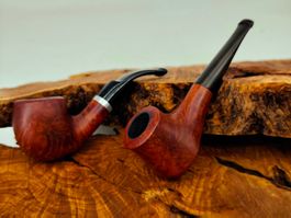 2 Pfeifen Set aus Bruyère von Polo und Markenlos
