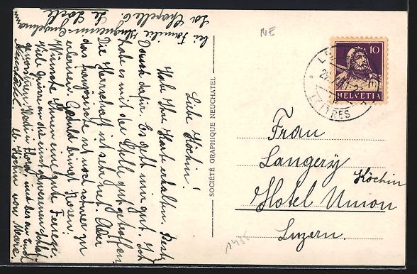 Cartes postales: AK Le Locle, Vue générale – D'occasion à Berlin par bartko-reher 1
