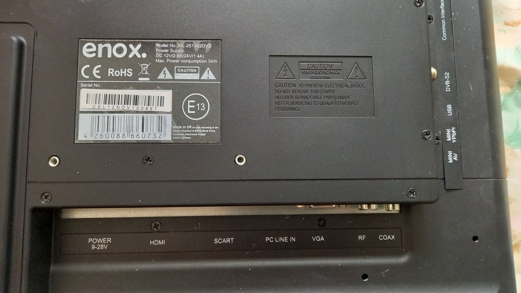 Televisori: televisione con dvd enox – Usato da Wohlen AG venduto da poliziotto008 4