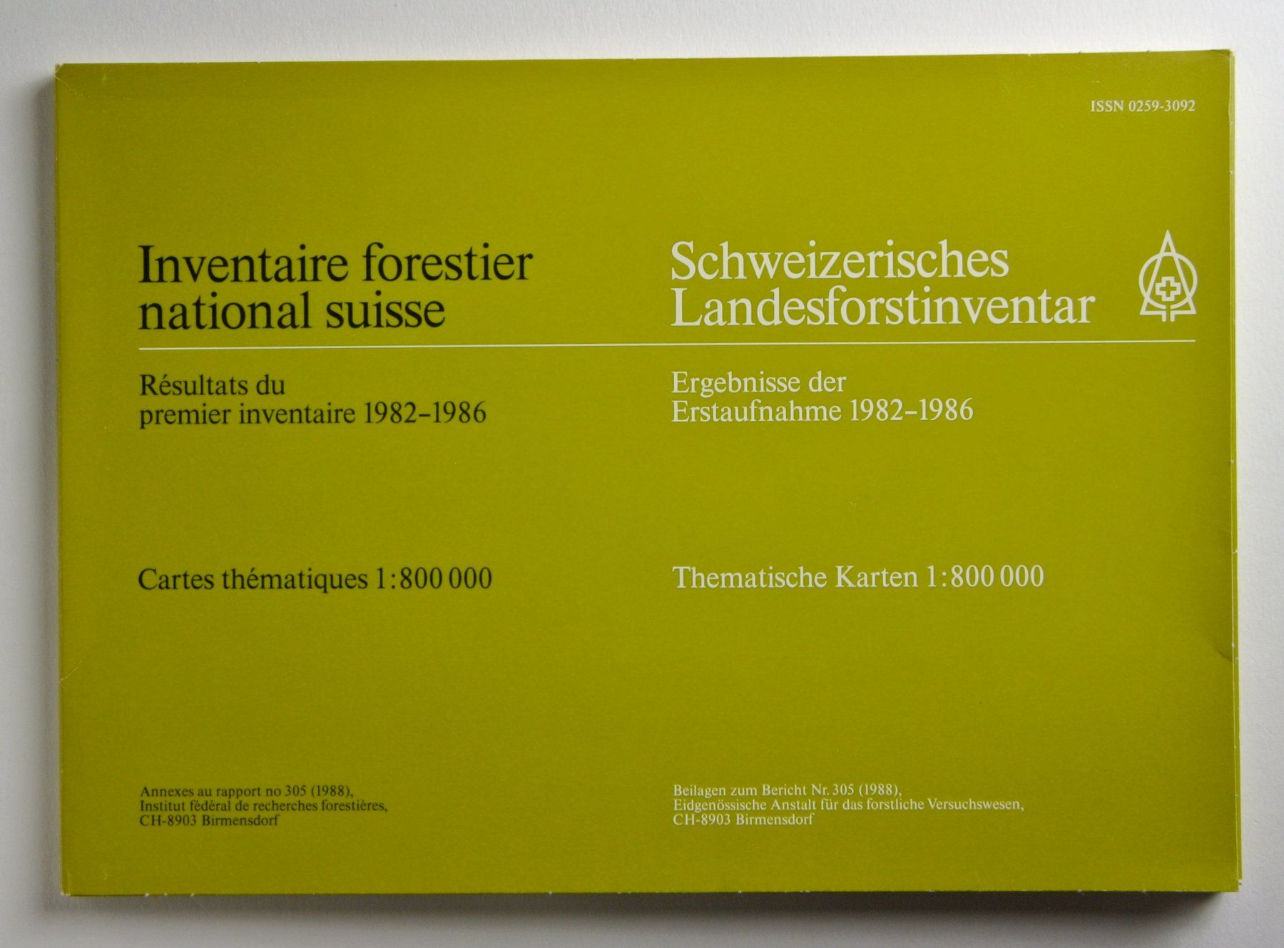 Libri: Schweizerisches Landesforstinventar. – Usato da Erschwil venduto da taglang 1