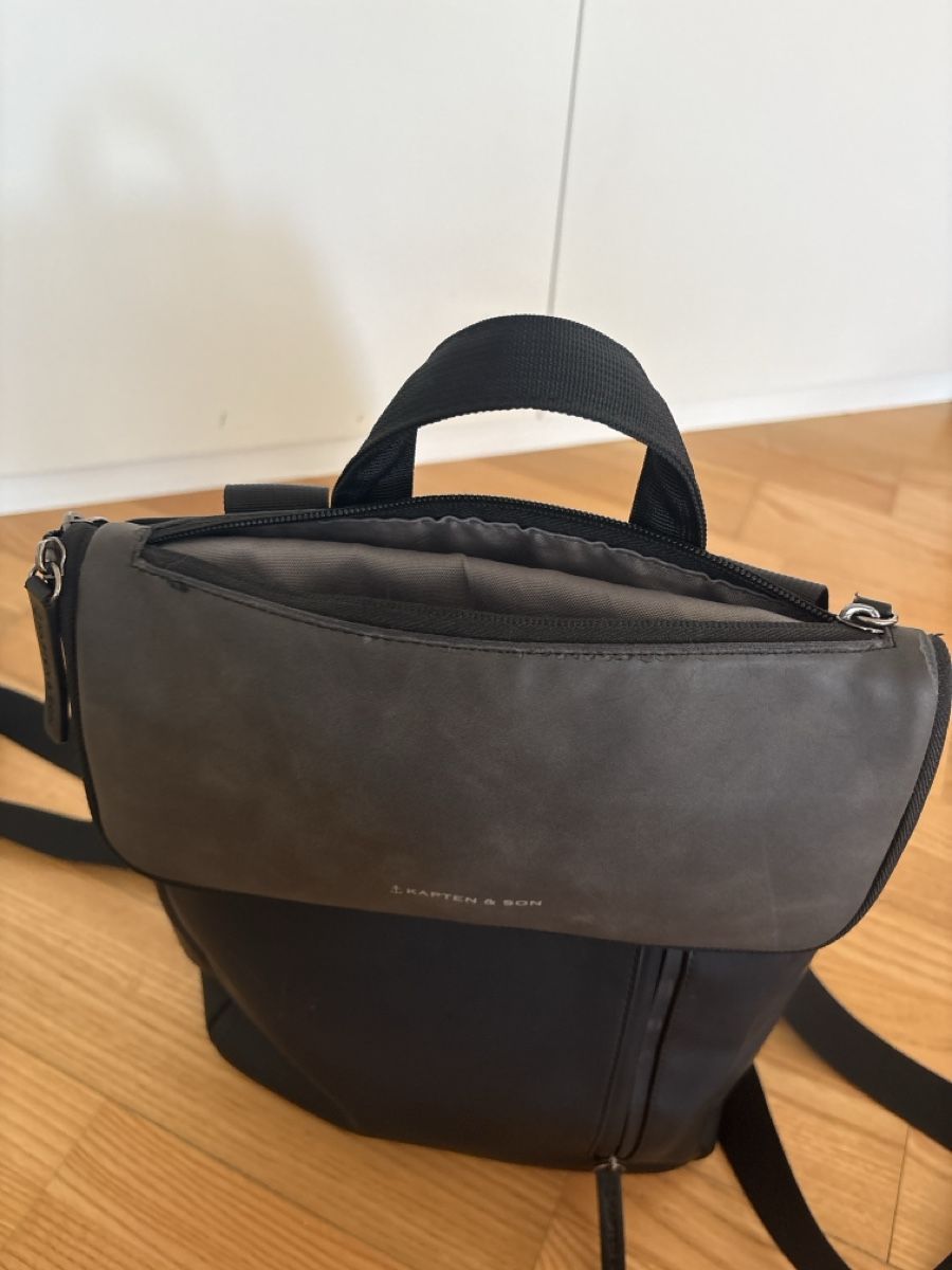 Kapten & Son Sacs à dos: Rucksack Kapten & Son schwarz wenig gebraucht – D'occasion à Berneck par SESSES 5