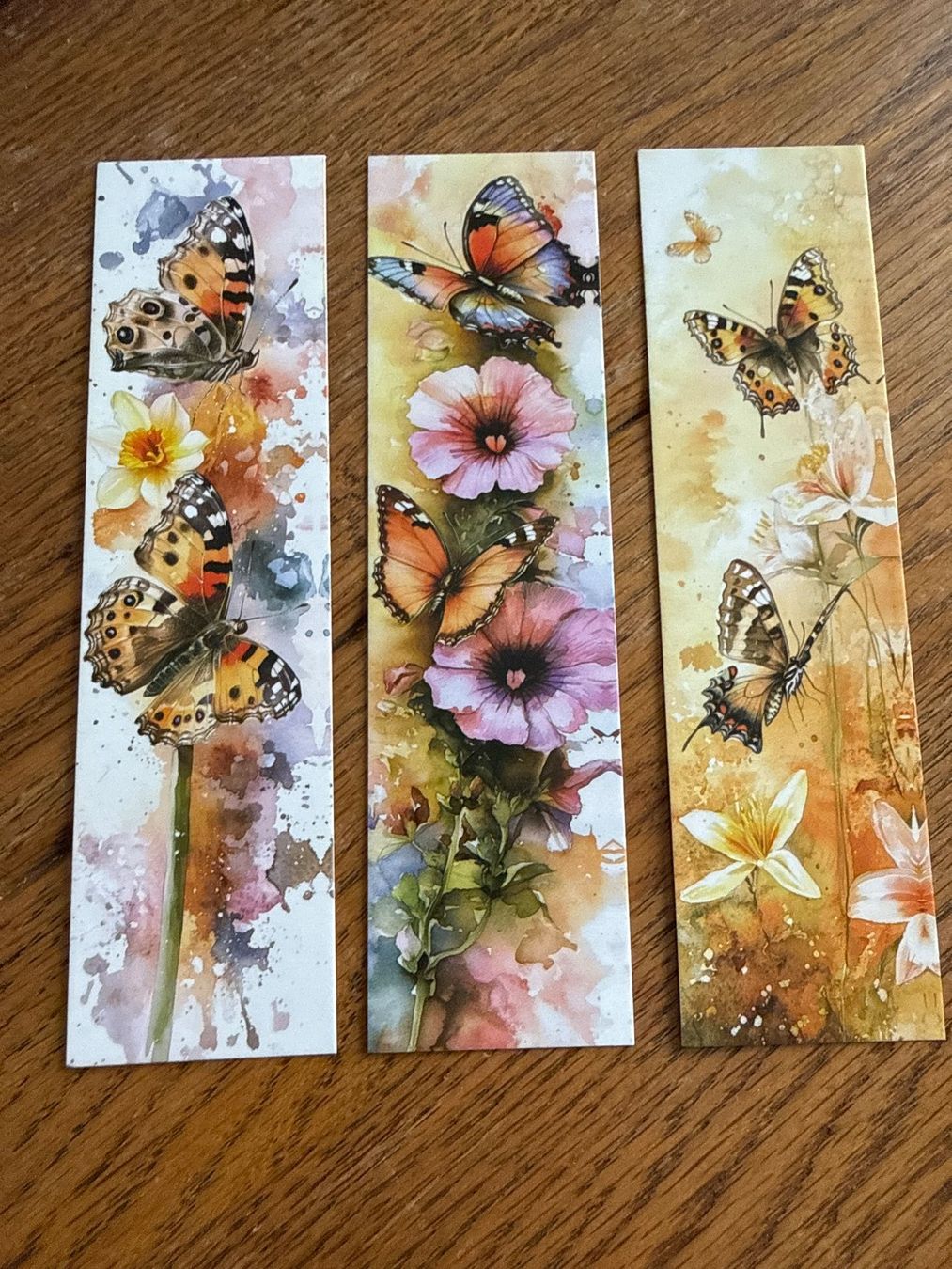 Altre raccolte & rarità: 3x Lesezeichen-Buchzeichen-Schmetterlingsgarten-Blume-Freude – Nuovo (secondo la descrizione) da Teufenthal AG venduto da MeineSchatztruhe