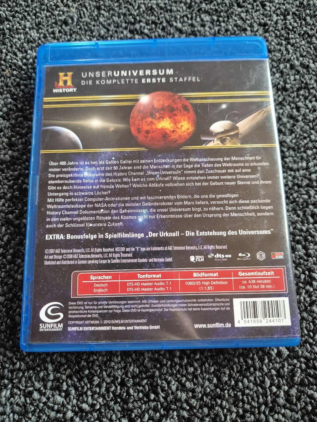 Tutti i DVDs: UNSER UNIVERSUM – Usato da Ruswil venduto da jan_bxl5 1